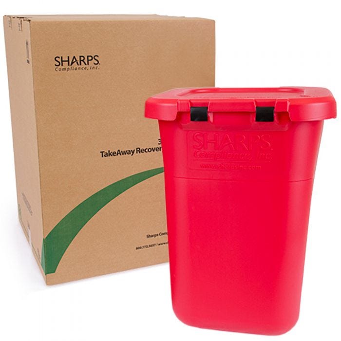 Sharps Recovery System - 30-Gallon, TakeAway®