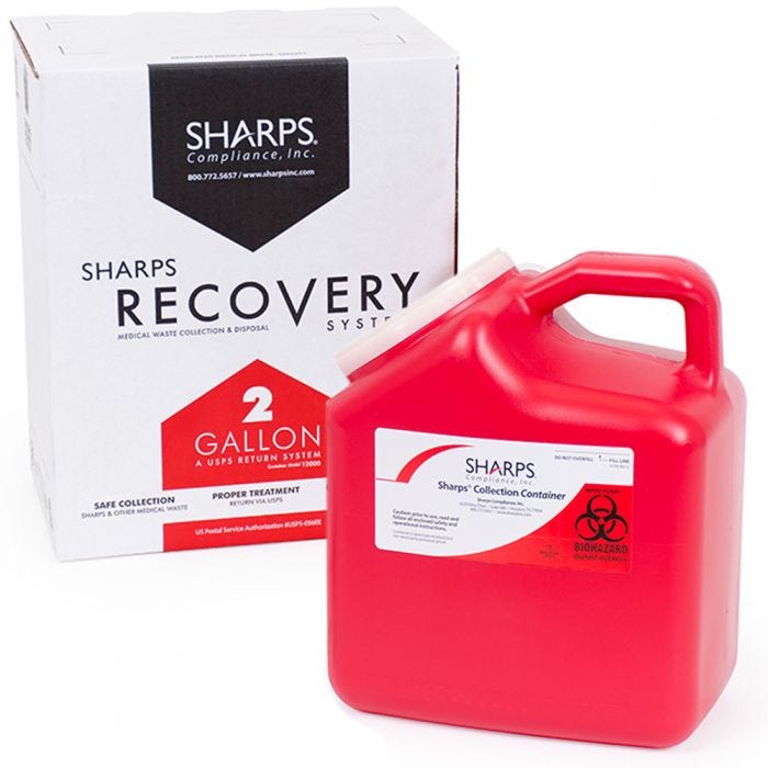 Sharps Recovery System - 2-Gallon (USPS)