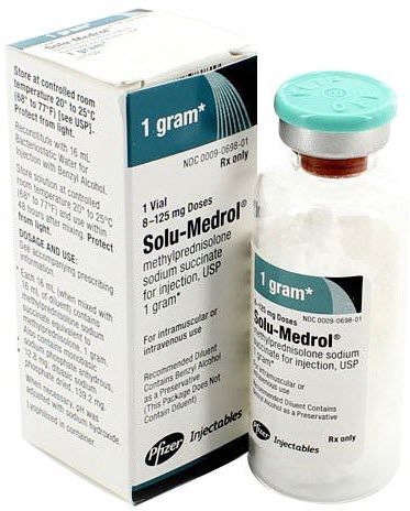 Solu-Medrol® Methylprednisolone Sodium Succinate 1 Gram Injection Multi-Dose Vial 16 mL