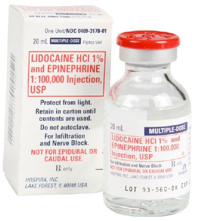 Lidocaine HCl / Epinephrine 1% - Multi-Dose Vial 30 mL