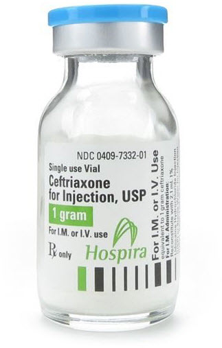 Ceftriaxone Sodium for Injection, USP (Hospira)