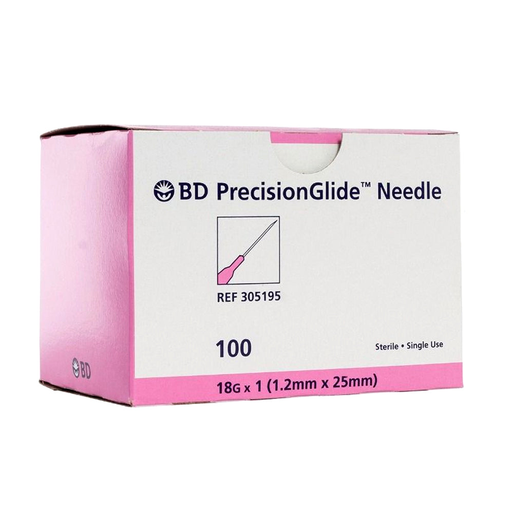 Hypodermic Needle - PrecisionGlide™ NonSafety Needle, 18 Gauge 1 Inch Length