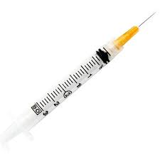 Syringe with Hypodermic Needle - PrecisionGlide™, 3 mL 25 Gauge 1 Inch Detachable Needle, NonSafety