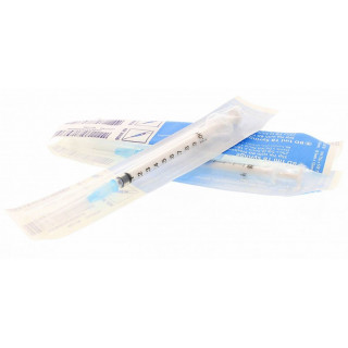 Tuberculin Syringe with Needle - PrecisionGlide™, 1 mL 25 Gauge 5/8 Inch Detachable Needle, NonSafety