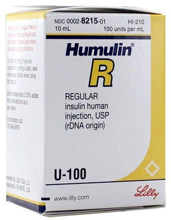 Humulin® R, Regular Human Insulin (rDNA Origin)