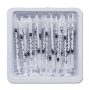 Allergy Tray - PrecisionGlide™, Attached Needle NonSafety