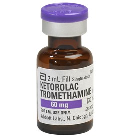 Ketorolac Tromethamine, Preservative Free 30 mg / mL Injection Single Dose Vial