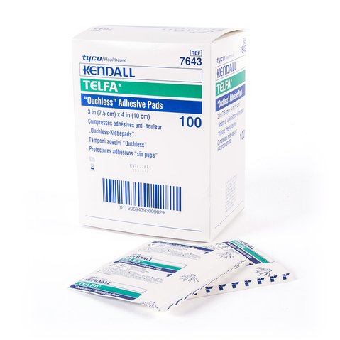 TELFA® "Ouchless" Adhesive Dressing, Sterile