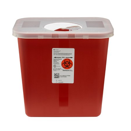 Sharps container - 2 gallon, red