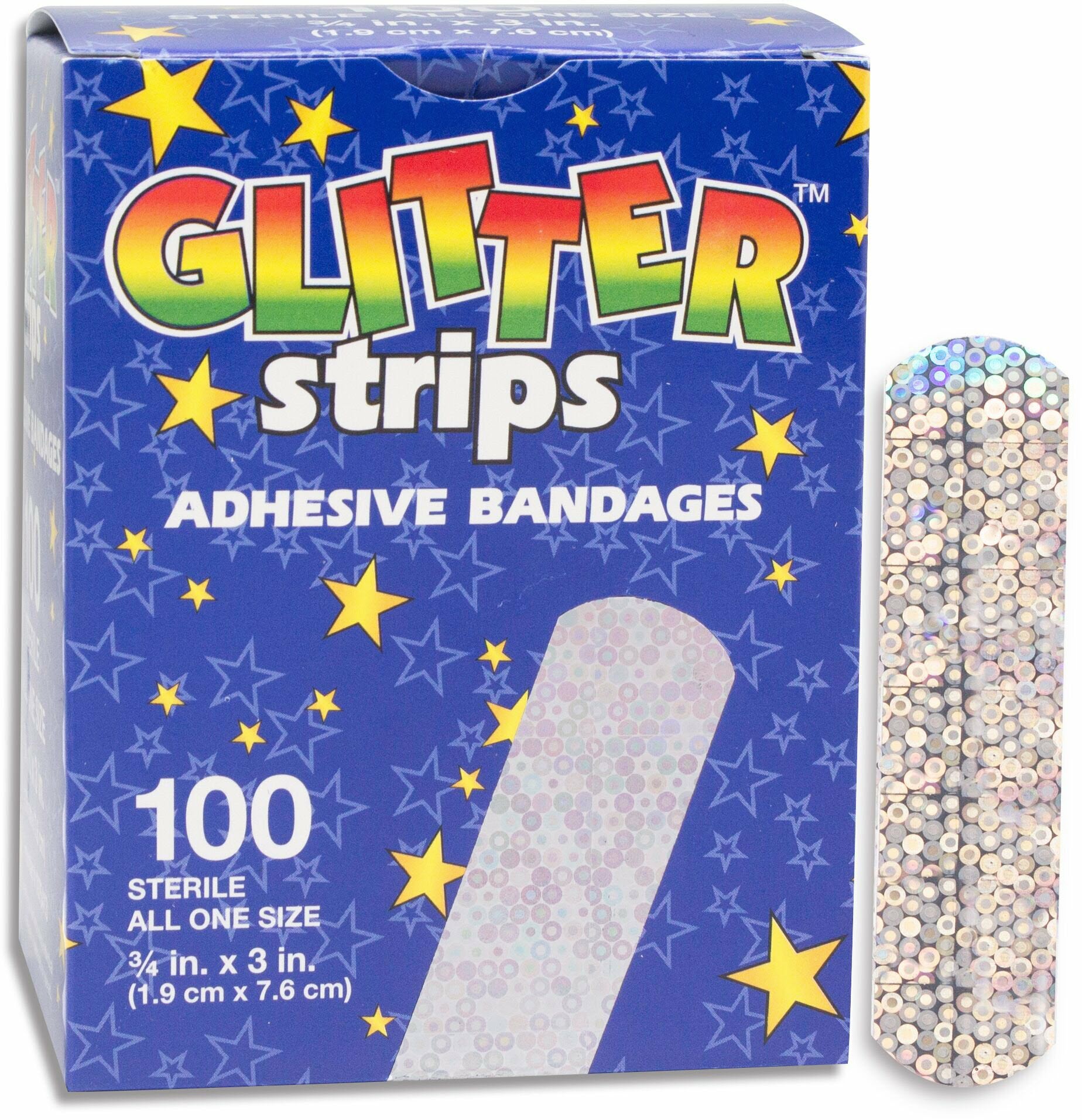 Glitter® Stat Strips Adhesive Bandages
