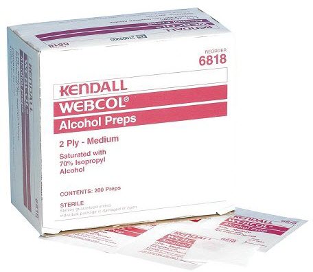 Alcohol Prep Pad Webcol™